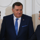 Newly elected members of Bosnia’s tripartite inter-ethnic presidency, Croat member Zeljko Komsic, Serb member Milorad Dodik and Bosniak member Sefik Dzaferovic, are pictured in November.